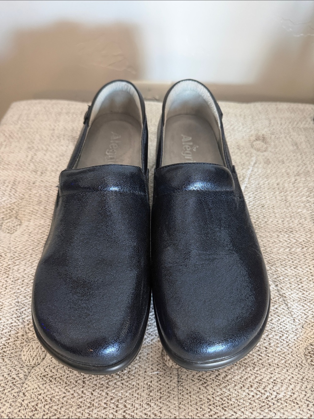 Alegria Kelli Blue Sparkle Professional Clogs